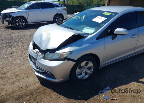 2014 Honda Civic Lx from USA, damaged, VIN 2HGFB2F54EH527384